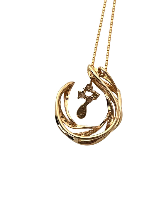 NO BRAND Dancing Diamond Necklace