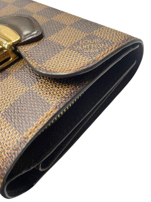 LOUIS VUITTON Portefeuille Joy Damier Ebene Wallet