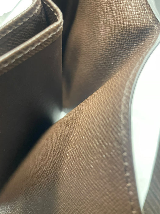 LOUIS VUITTON Portefeuille Joy Damier Ebene Wallet