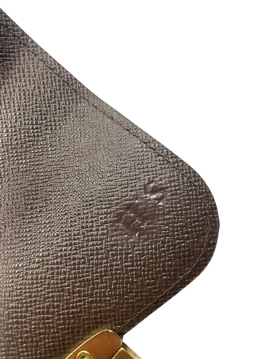 LOUIS VUITTON Portefeuille Joy Damier Ebene Wallet
