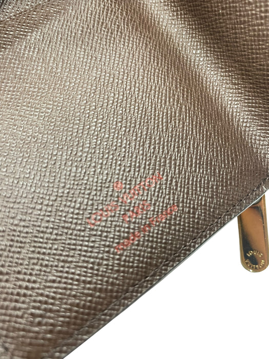 LOUIS VUITTON Portefeuille Joy Damier Ebene Wallet