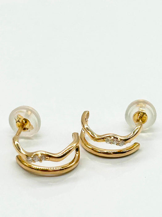 NO BRAND Diamond Earrings