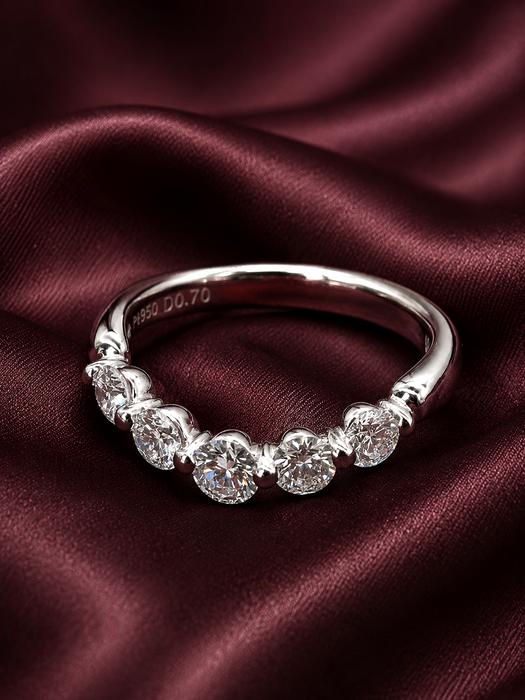 NO BRAND 5P Diamond Ring