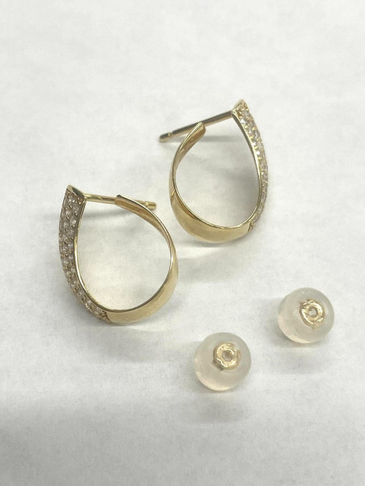 NO BRAND Diamond Earrings