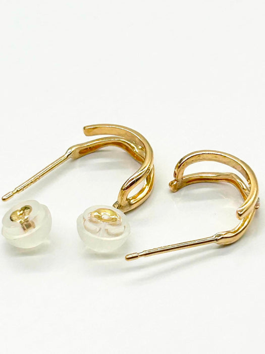 NO BRAND Diamond Earrings