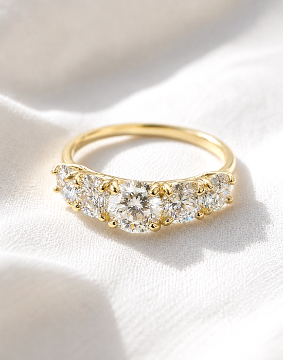NO BRAND 5P Diamond Ring