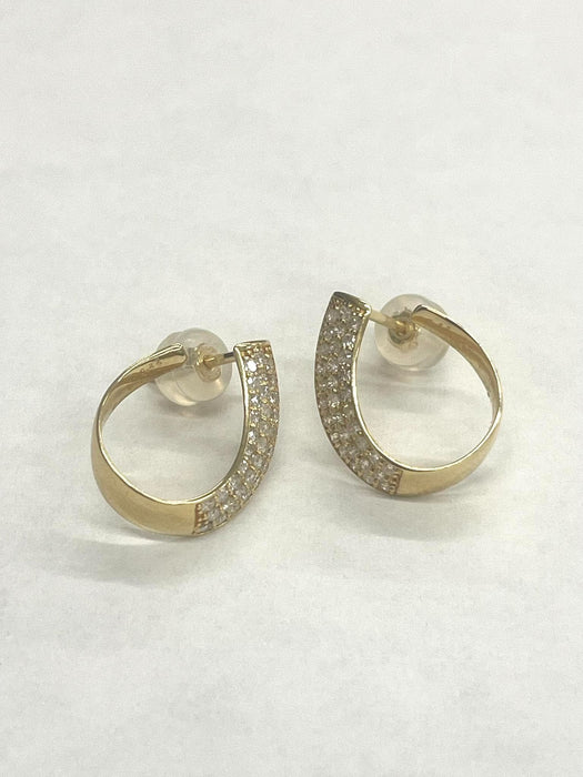 NO BRAND Diamond Earrings