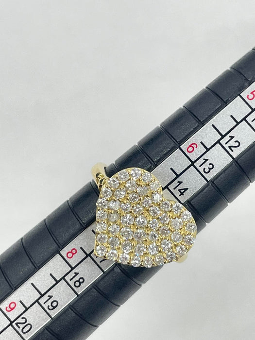 NO BRAND Heart Diamond Ring